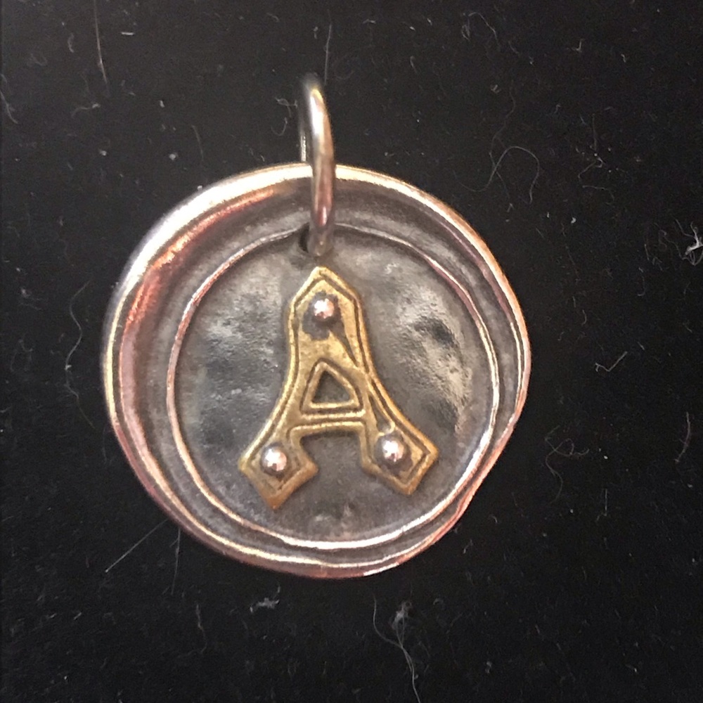 Waxing Poetic “A” charm